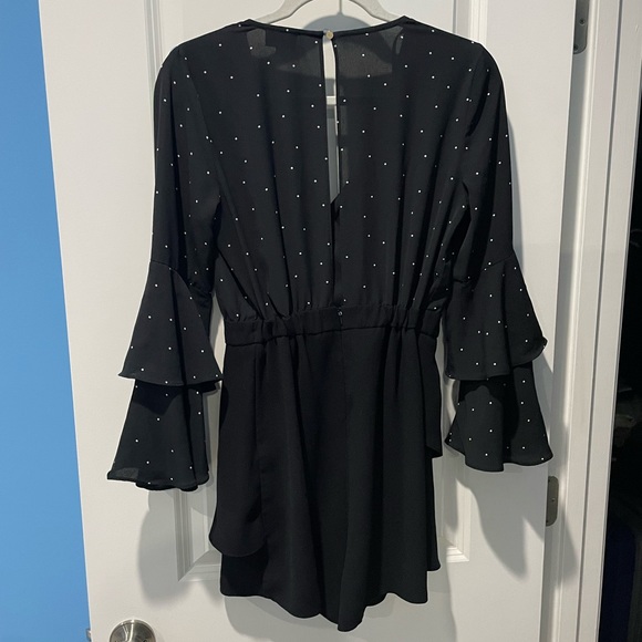 NWOT River Island Black Dressy Size 12 Romper - Picture 5 of 11